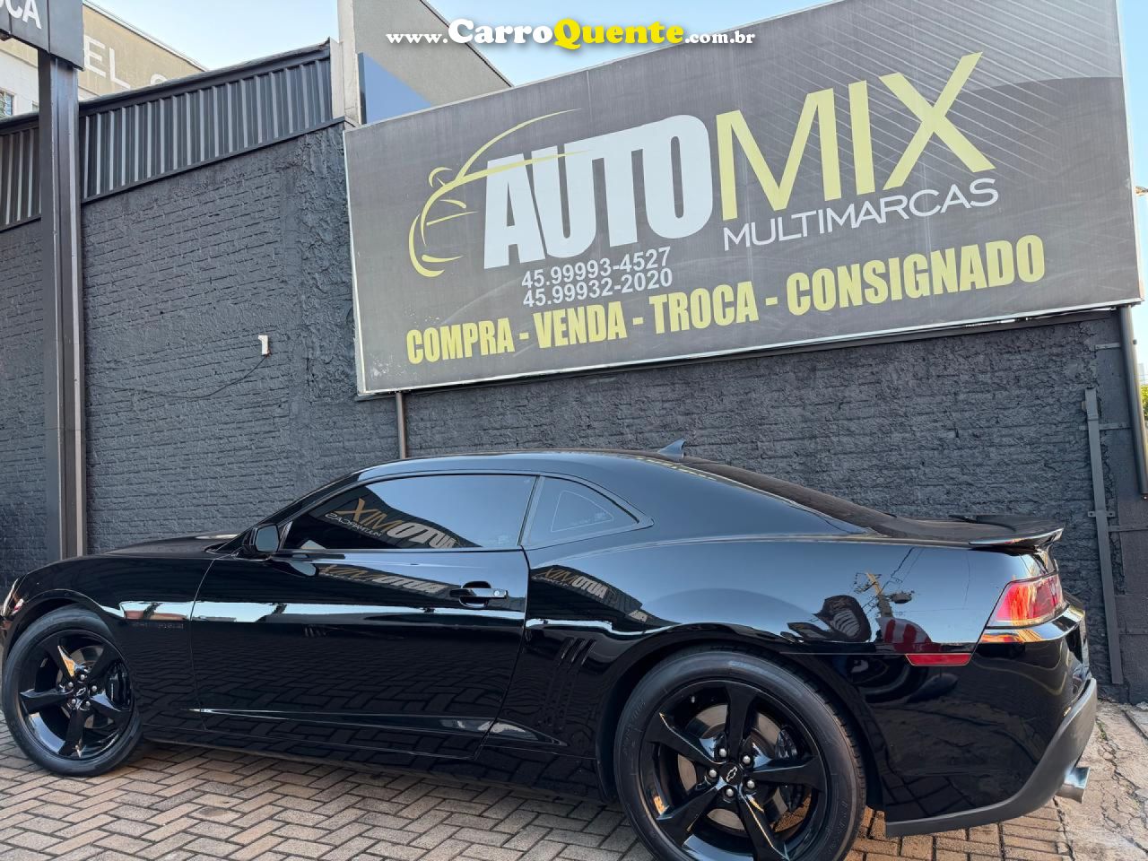 CHEVROLET   CAMARO SS 6.2 V8 16V   PRETO 2014 6.2 GASOLINA - Loja