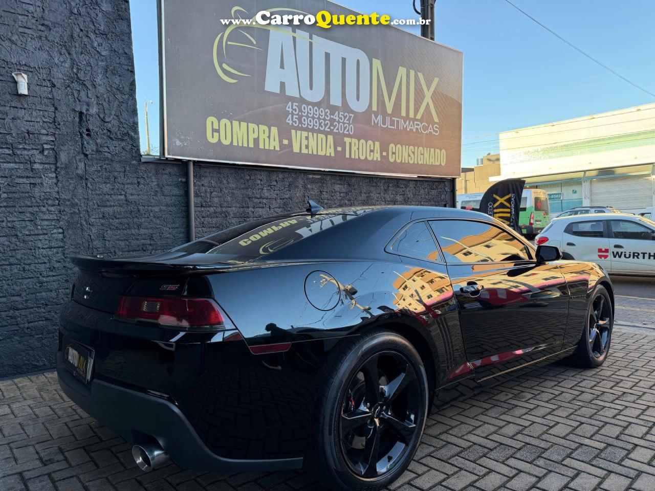 CHEVROLET   CAMARO SS 6.2 V8 16V   PRETO 2014 6.2 GASOLINA - Loja