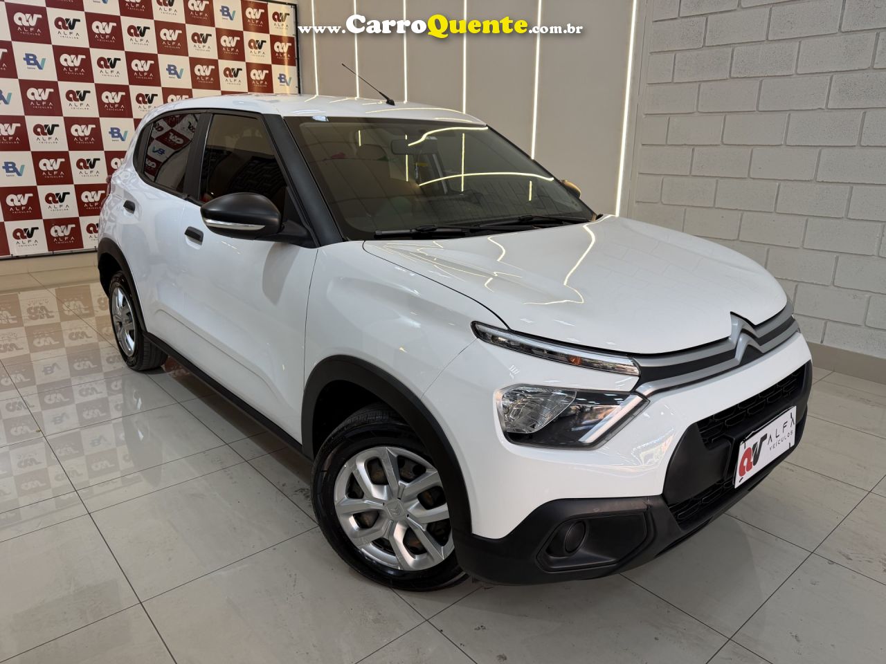 CITROËN   C3 LIVE PACK 1.0 FLEX 6V 5P MEC.   BRANCO 2024 1.0 FLEX - Loja