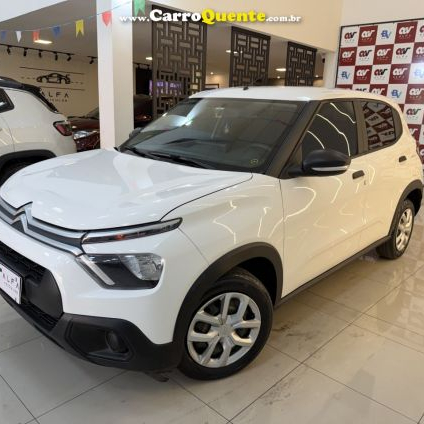 CITROËN   C3 LIVE PACK 1.0 FLEX 6V 5P MEC.   BRANCO 2024 1.0 FLEX