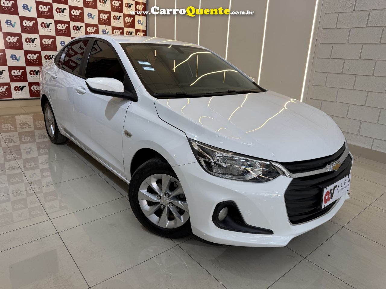 CHEVROLET   ONIX SEDAN PLUS LT 1.0 12V TB FLEX MEC.   BRANCO 2020 1.0 FLEX - Loja