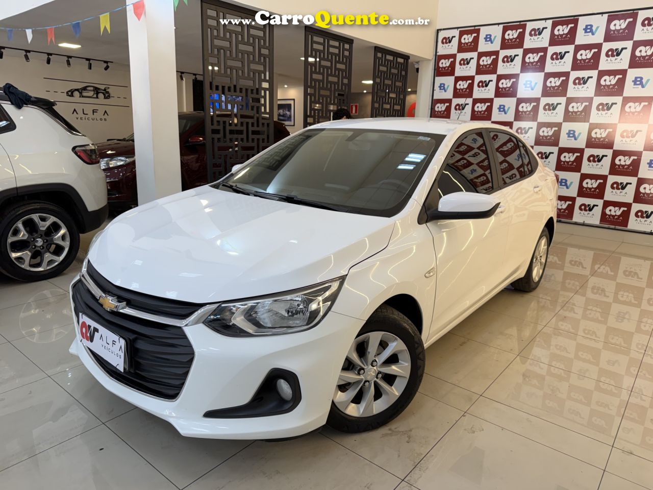 CHEVROLET   ONIX SEDAN PLUS LT 1.0 12V TB FLEX MEC.   BRANCO 2020 1.0 FLEX - Loja