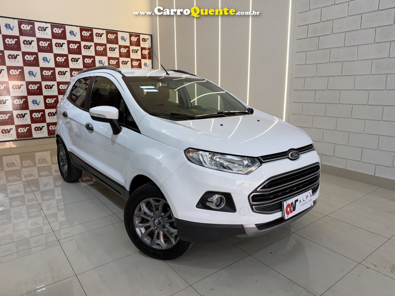 FORD   ECOSPORT FREESTYLE 1.6 16V FLEX 5P   BRANCO 2014 1.6 FLEX - Loja