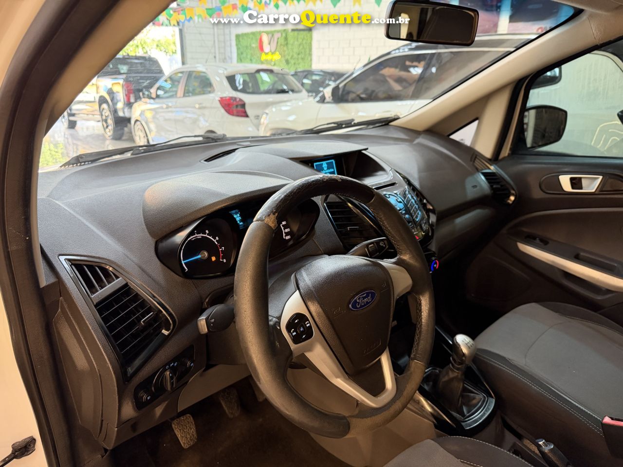 FORD   ECOSPORT FREESTYLE 1.6 16V FLEX 5P   BRANCO 2014 1.6 FLEX - Loja