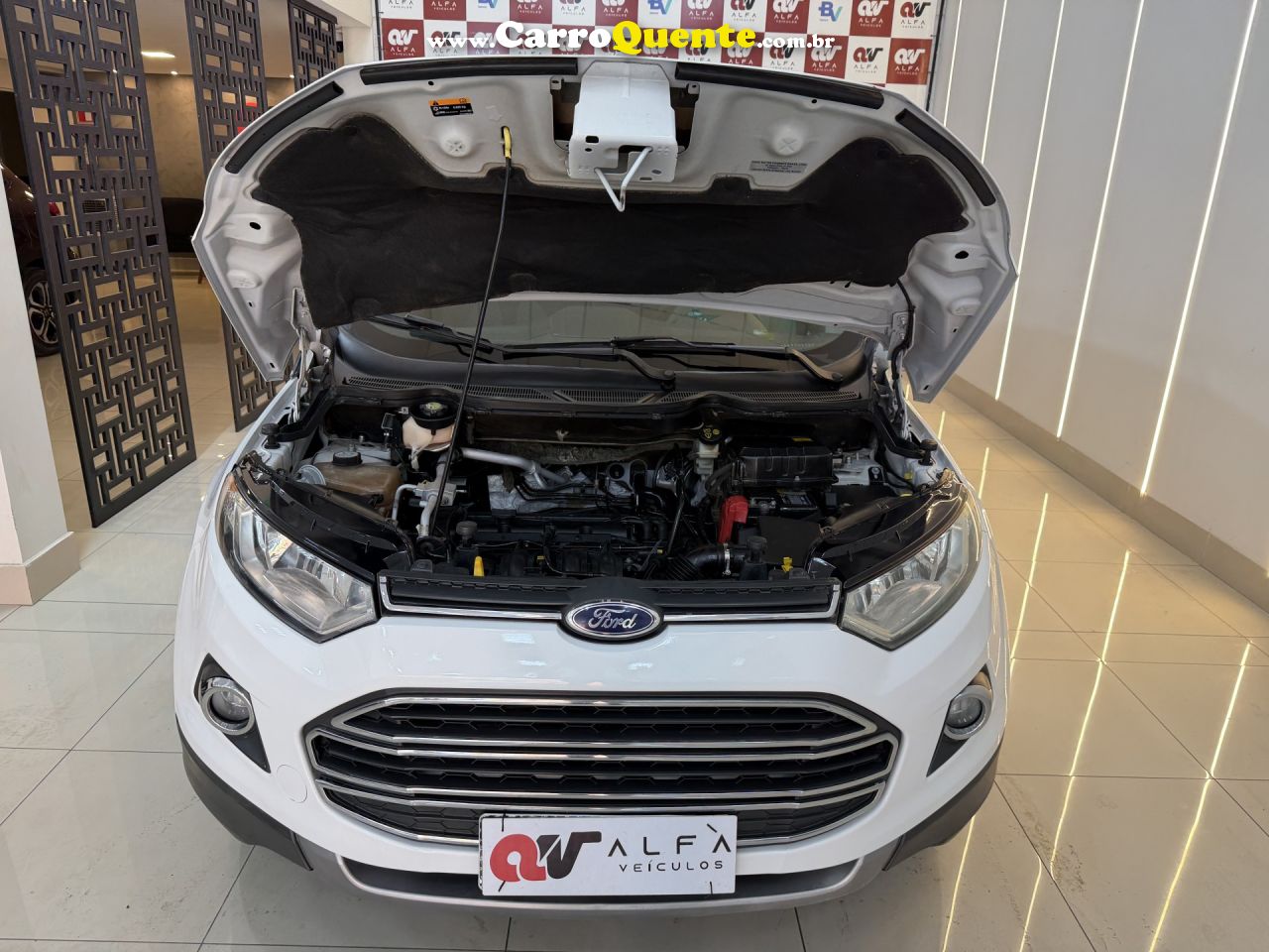 FORD   ECOSPORT FREESTYLE 1.6 16V FLEX 5P   BRANCO 2014 1.6 FLEX - Loja