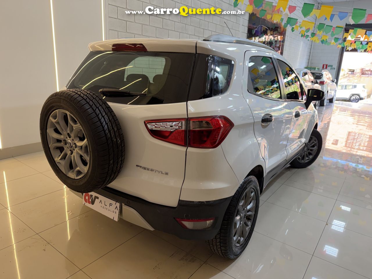 FORD   ECOSPORT FREESTYLE 1.6 16V FLEX 5P   BRANCO 2014 1.6 FLEX - Loja