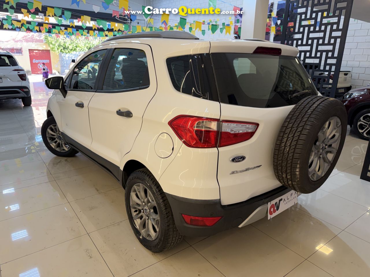 FORD   ECOSPORT FREESTYLE 1.6 16V FLEX 5P   BRANCO 2014 1.6 FLEX - Loja