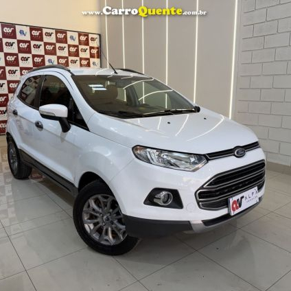 FORD   ECOSPORT FREESTYLE 1.6 16V FLEX 5P   BRANCO 2014 1.6 FLEX