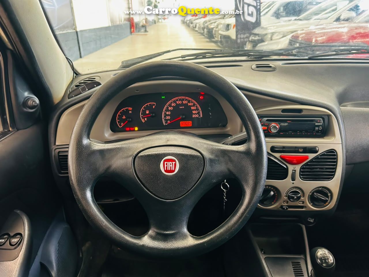 FIAT   SIENA 1.0 EX 1.0 MPI FIRE FIRE FLEX 8V   CINZA 2011 1.0 FLEX - Loja