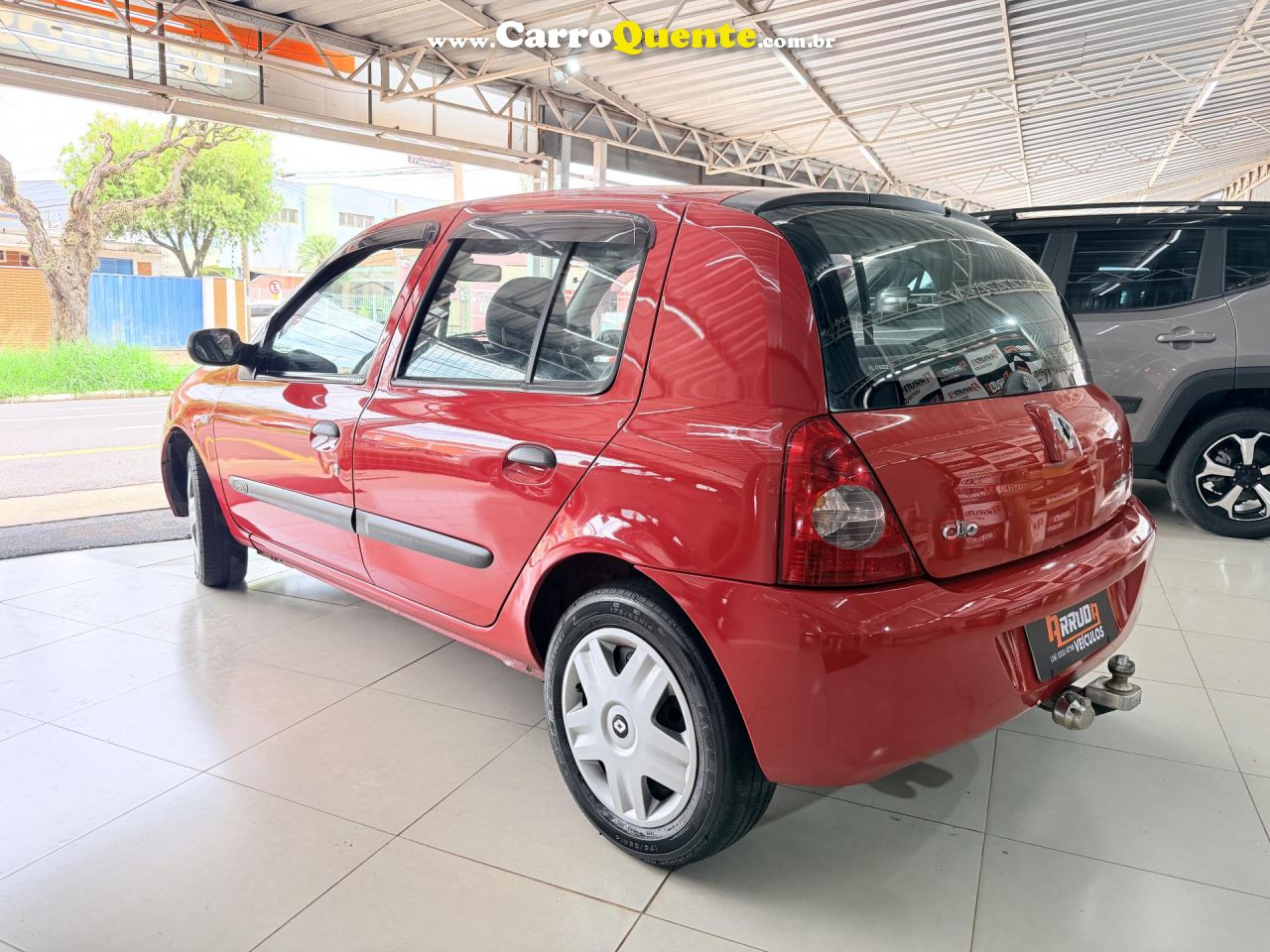 RENAULT   CLIO CAMPUS HI-FLEX 1.0 16V 5P   VERMELHO 2009 1.0 FLEX - Loja