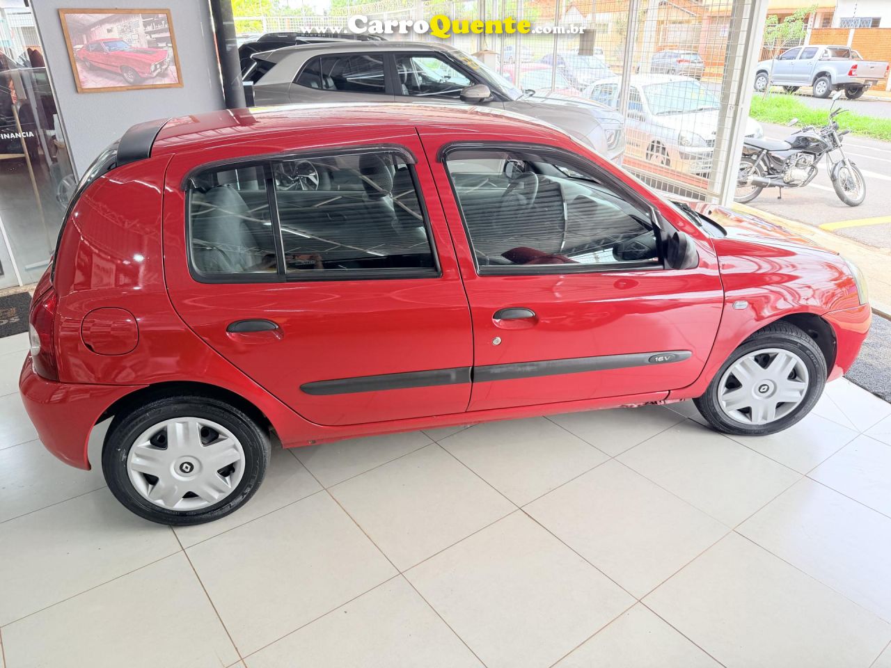 RENAULT   CLIO CAMPUS HI-FLEX 1.0 16V 5P   VERMELHO 2009 1.0 FLEX - Loja