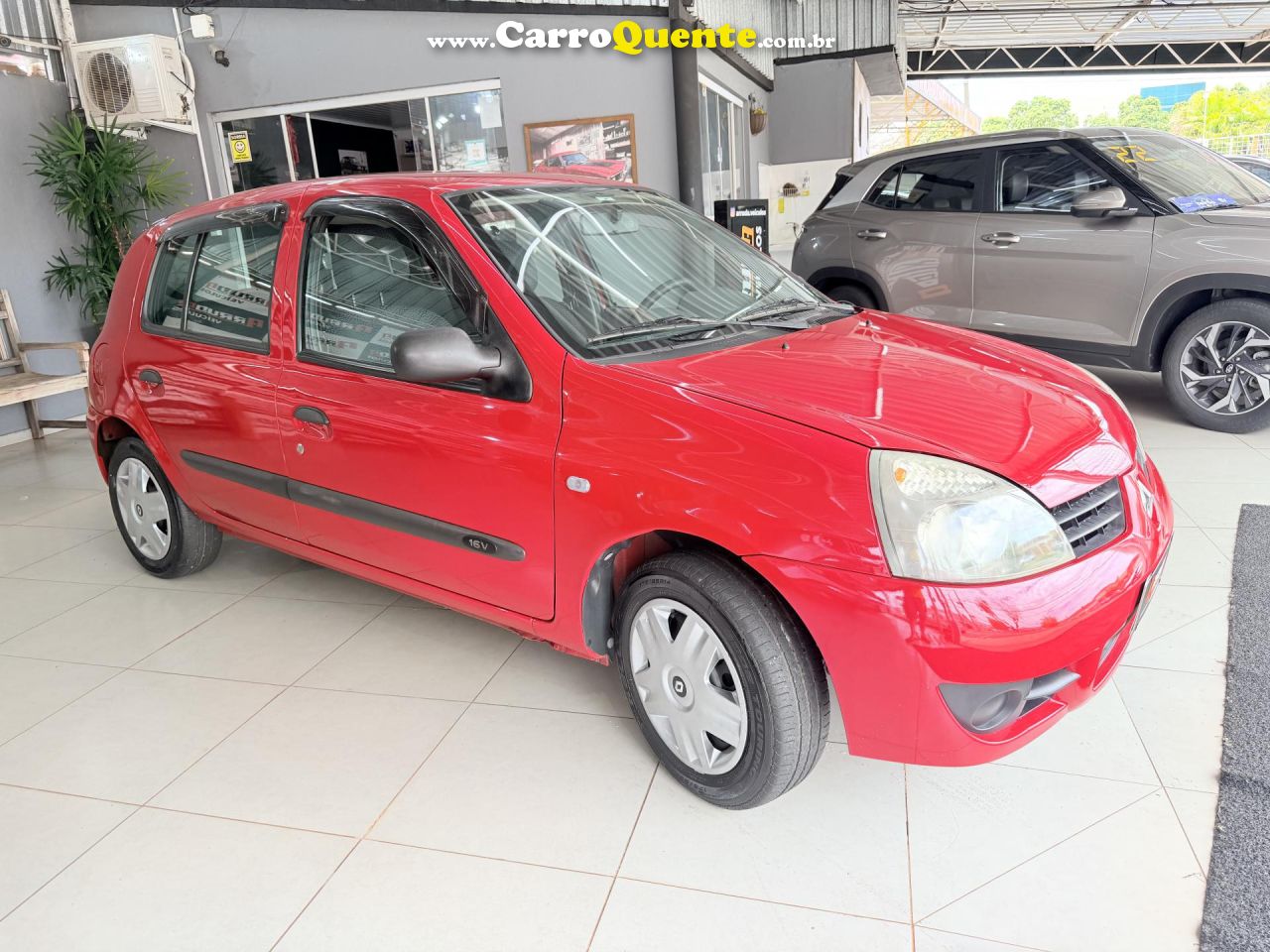 RENAULT   CLIO CAMPUS HI-FLEX 1.0 16V 5P   VERMELHO 2009 1.0 FLEX - Loja