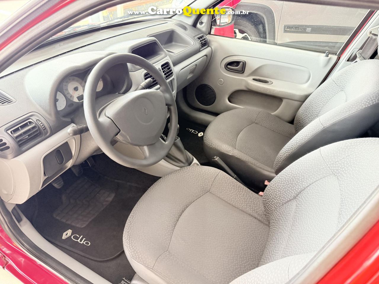 RENAULT   CLIO CAMPUS HI-FLEX 1.0 16V 5P   VERMELHO 2009 1.0 FLEX - Loja