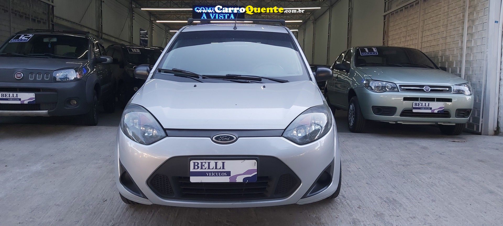 FORD   FIESTA SE 1.0 8V FLEX 5P   PRATA 2014 1.0 FLEX - Loja