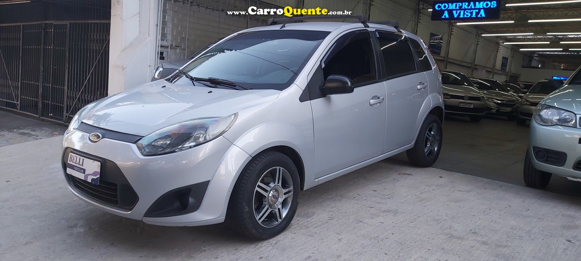 FORD   FIESTA SE 1.0 8V FLEX 5P   PRATA 2014 1.0 FLEX - Loja