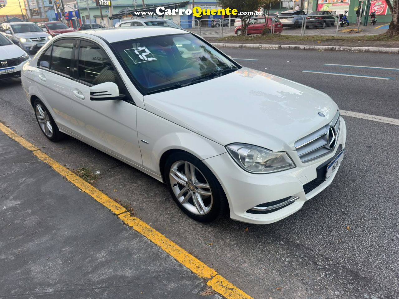MERCEDES-BENZ   C-180 CGI CLASSIC 1.8 16V 156CV AUT.   BRANCO 2012 1.8 GASOLINA - Loja