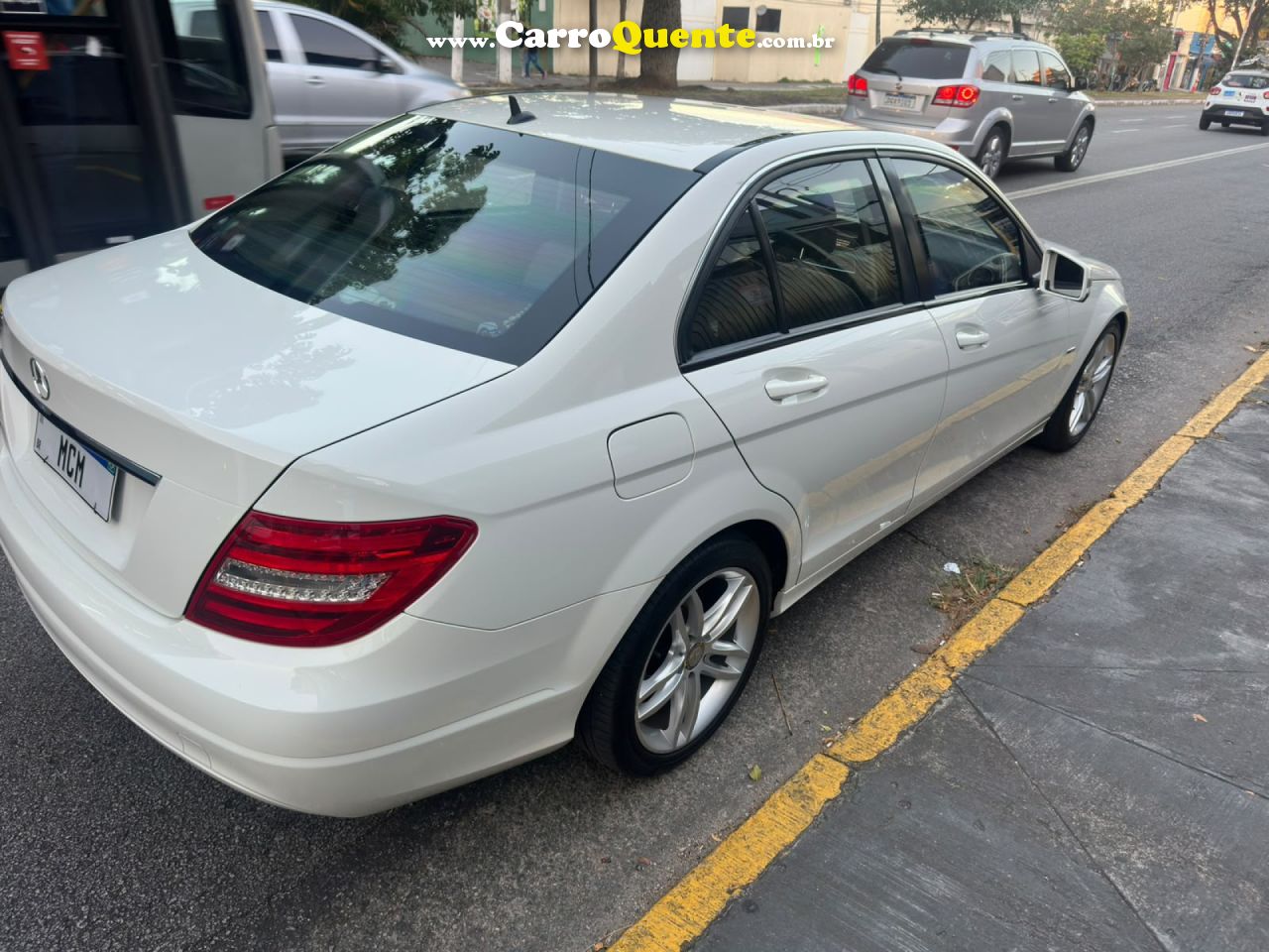 MERCEDES-BENZ   C-180 CGI CLASSIC 1.8 16V 156CV AUT.   BRANCO 2012 1.8 GASOLINA - Loja
