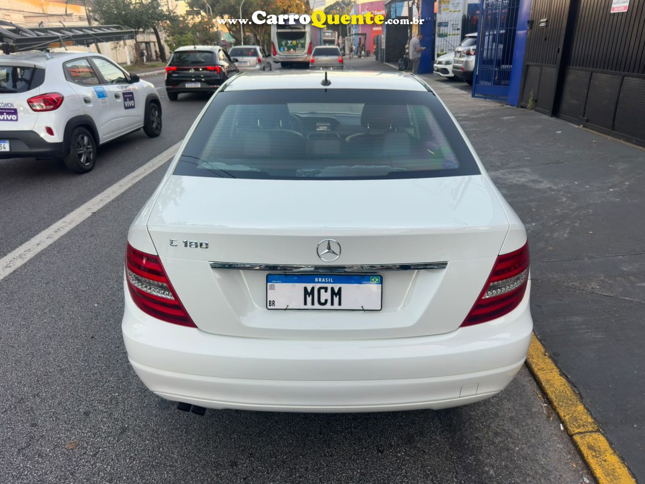 MERCEDES-BENZ   C-180 CGI CLASSIC 1.8 16V 156CV AUT.   BRANCO 2012 1.8 GASOLINA - Loja