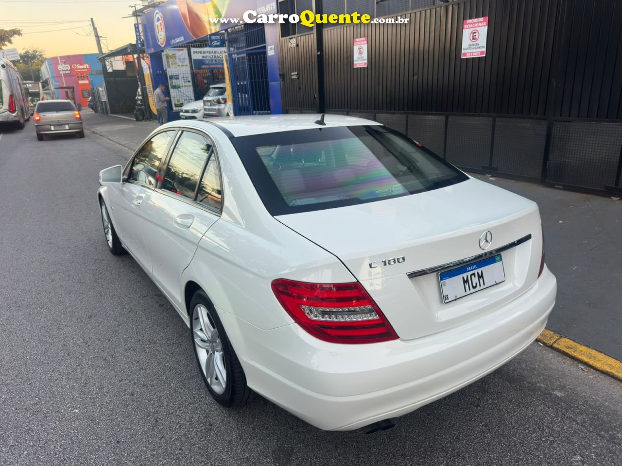 MERCEDES-BENZ   C-180 CGI CLASSIC 1.8 16V 156CV AUT.   BRANCO 2012 1.8 GASOLINA - Loja