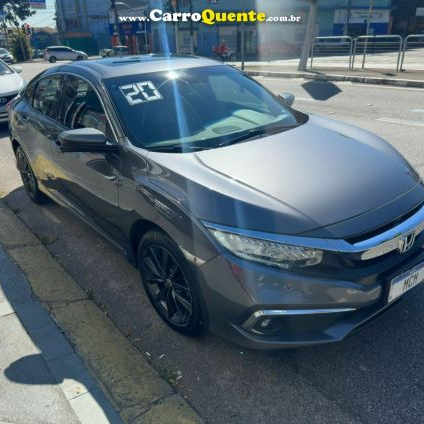 HONDA   CIVIC SEDAN TOURING 1.5 TURBO 16V AUT.4P   CINZA 2020 1.5 GASOLINA