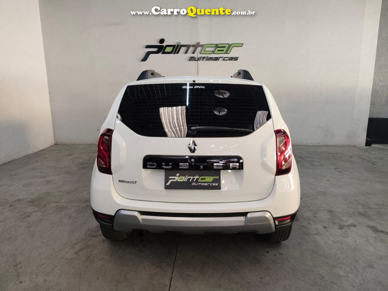 RENAULT   DUSTER DYNAMIQUE 1.6 FLEX 16V AUT.   BRANCO 2020 1.6 FLEX - Loja