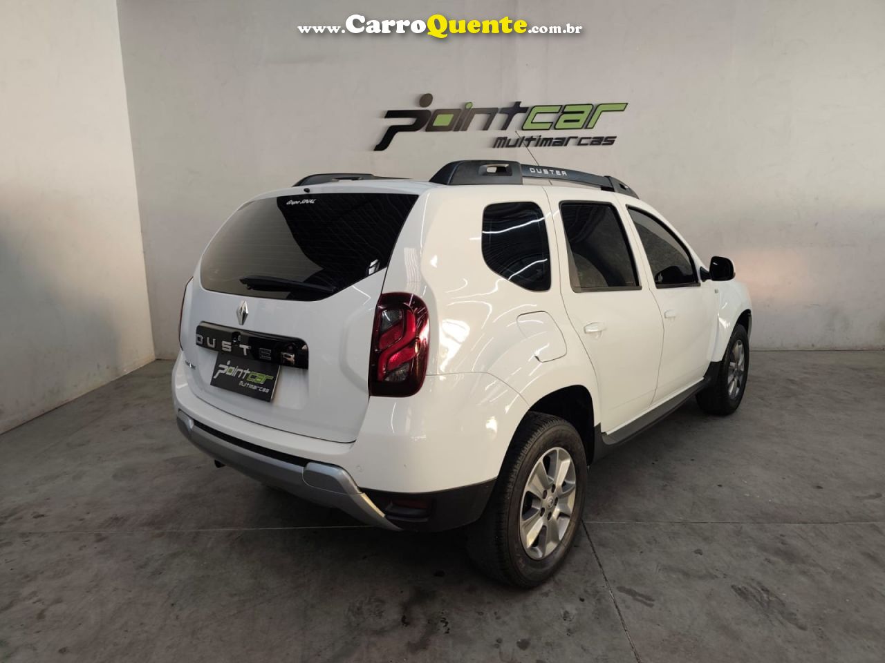 RENAULT   DUSTER DYNAMIQUE 1.6 FLEX 16V AUT.   BRANCO 2020 1.6 FLEX - Loja