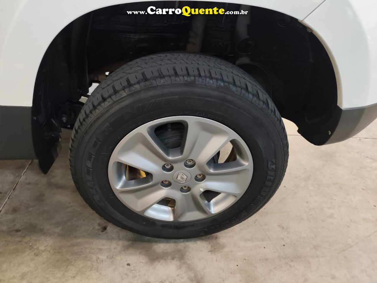 RENAULT   DUSTER DYNAMIQUE 1.6 FLEX 16V AUT.   BRANCO 2020 1.6 FLEX - Loja
