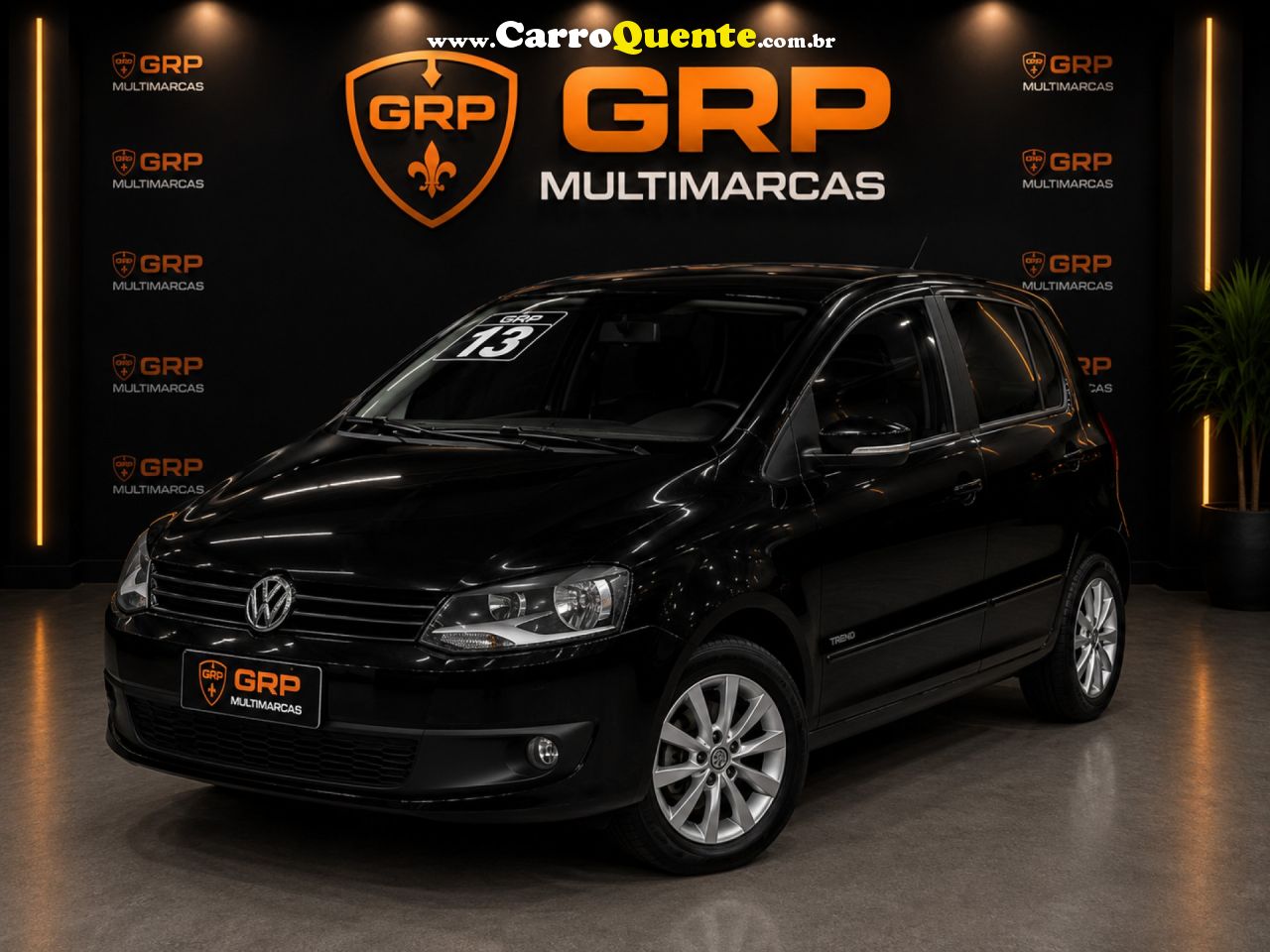 VOLKSWAGEN   FOX 1.6 MI TOTAL FLEX 8V 5P   PRETO 2013 1.6 FLEX - Loja