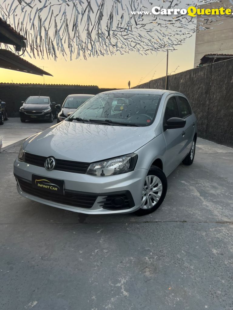 VOLKSWAGEN   GOL TRENDLINE 1.0 T.FLEX 12V 5P   PRATA 2017 1.0 GASOLINA - Loja