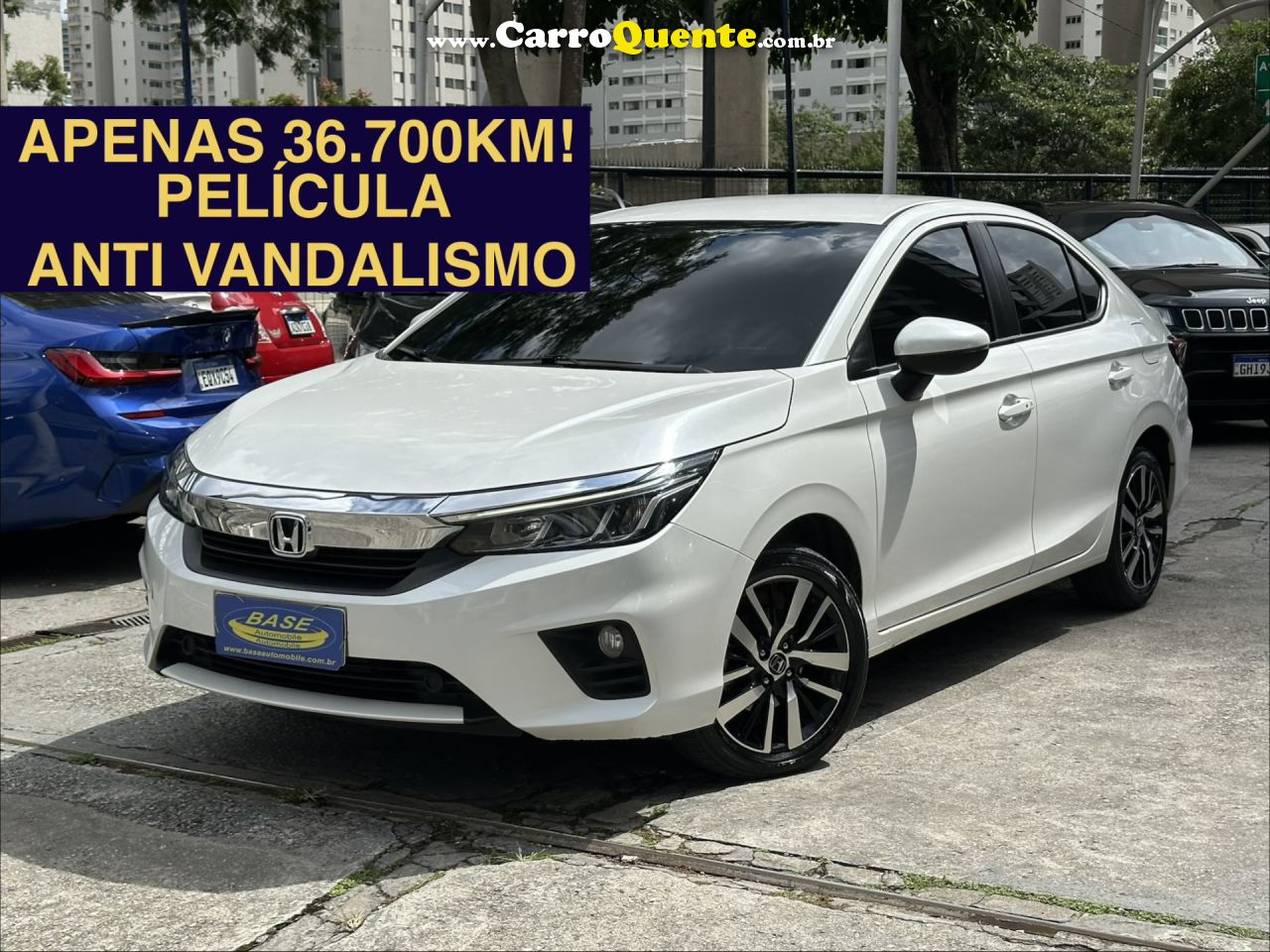 HONDA   CITY SEDAN EXL 1.5 FLEX  16V 4P AUT.   BRANCO 2022 1.5 FLEX - Loja