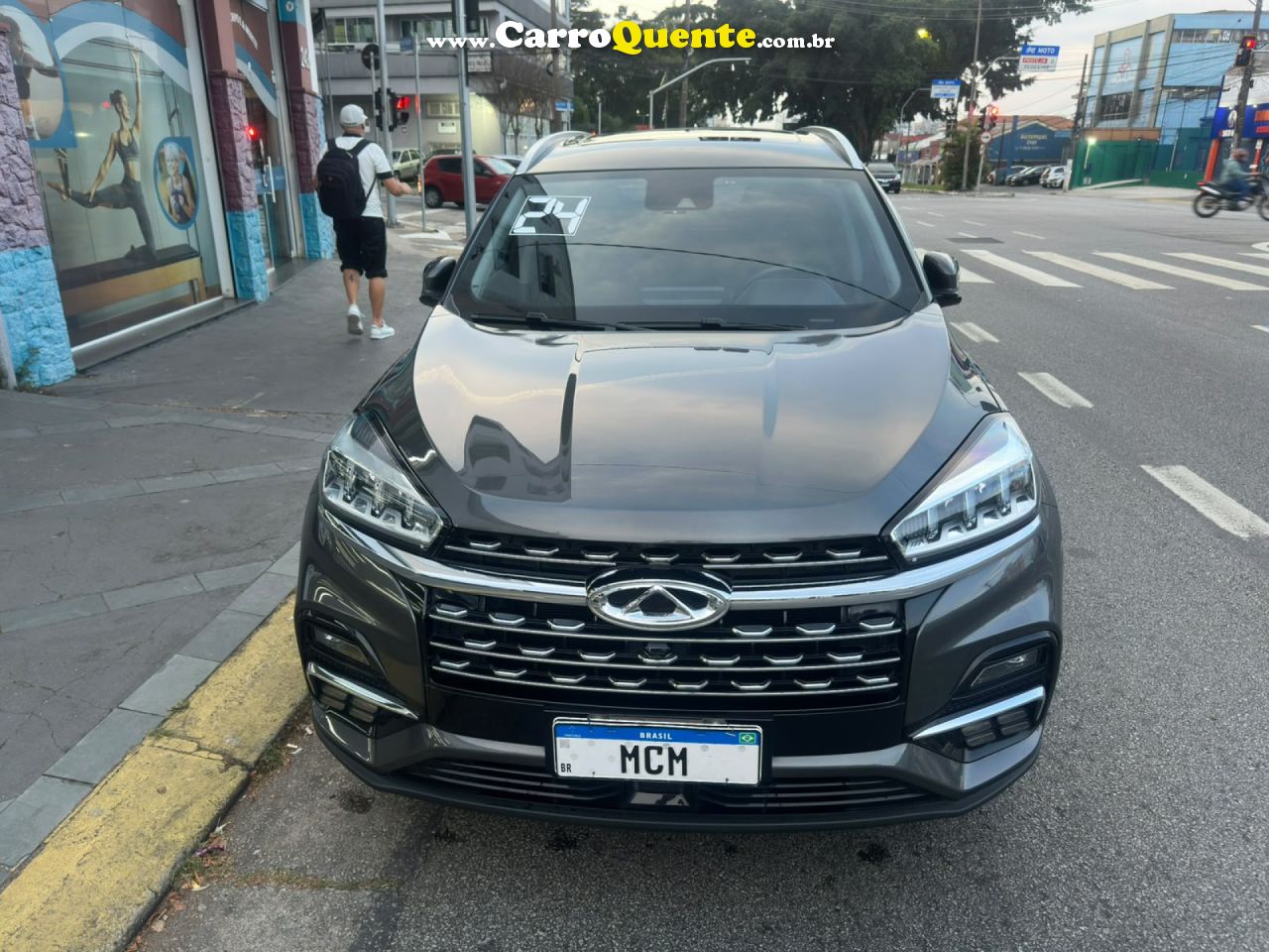 CAOA CHERY   TIGGO 8 TXS 1.6 16V TGDI AUT.   CINZA 2024 1.6 GASOLINA - Loja