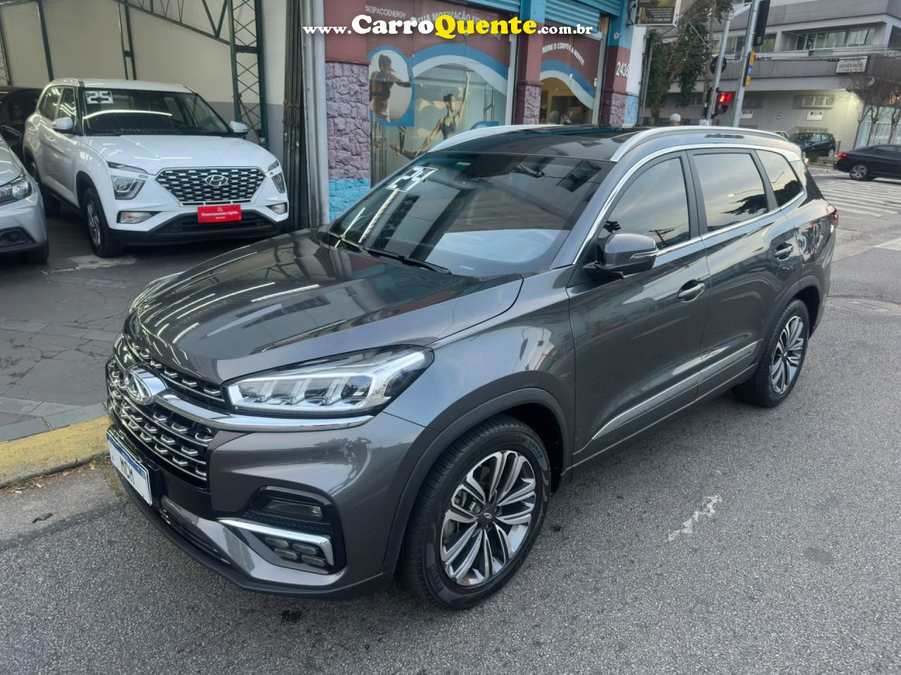 CAOA CHERY   TIGGO 8 TXS 1.6 16V TGDI AUT.   CINZA 2024 1.6 GASOLINA - Loja