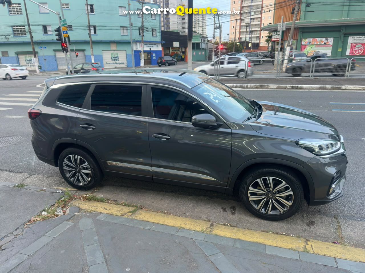 CAOA CHERY   TIGGO 8 TXS 1.6 16V TGDI AUT.   CINZA 2024 1.6 GASOLINA - Loja