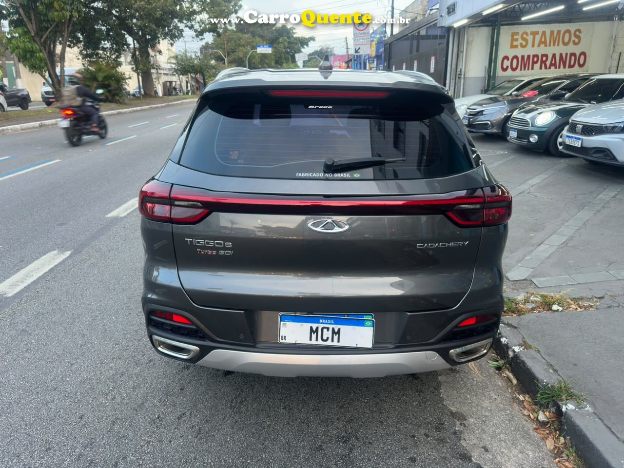 CAOA CHERY   TIGGO 8 TXS 1.6 16V TGDI AUT.   CINZA 2024 1.6 GASOLINA - Loja