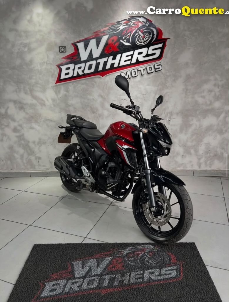 YAMAHA    FZ25   VERMELHO 2024 250CC FLEX - Loja