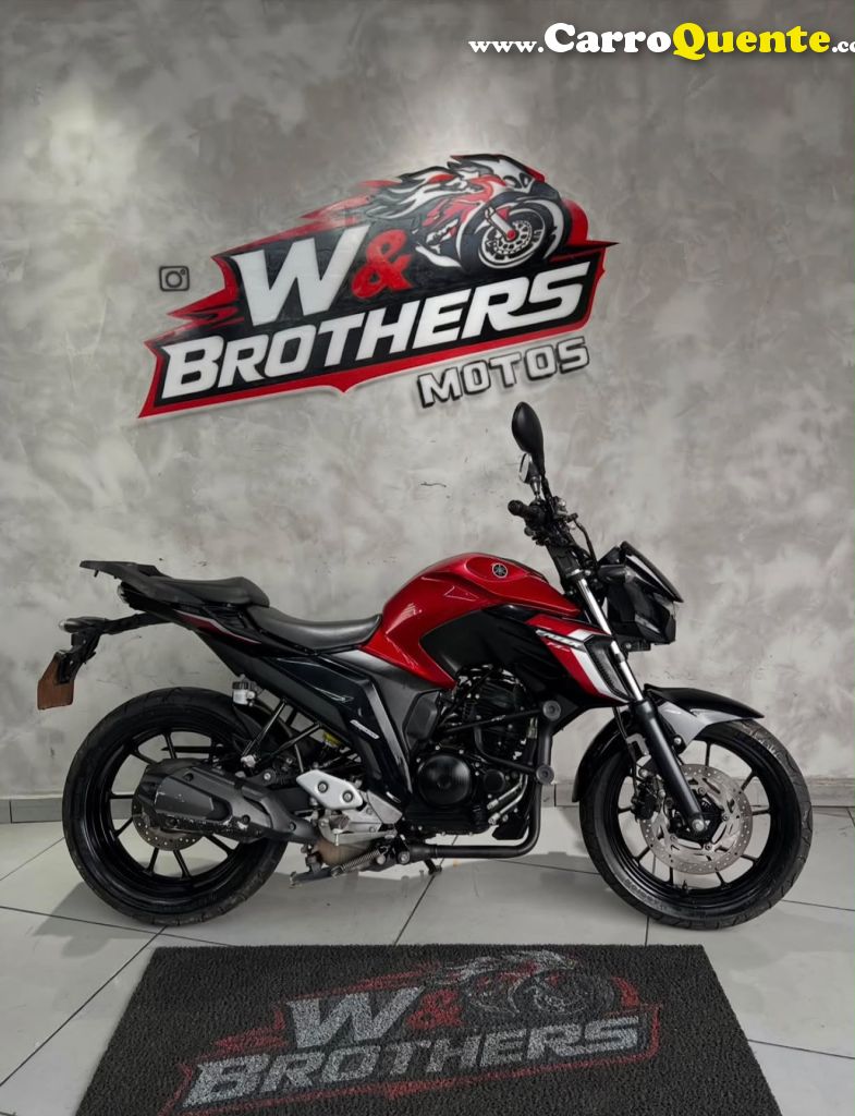 YAMAHA    FZ25   VERMELHO 2024 250CC FLEX - Loja