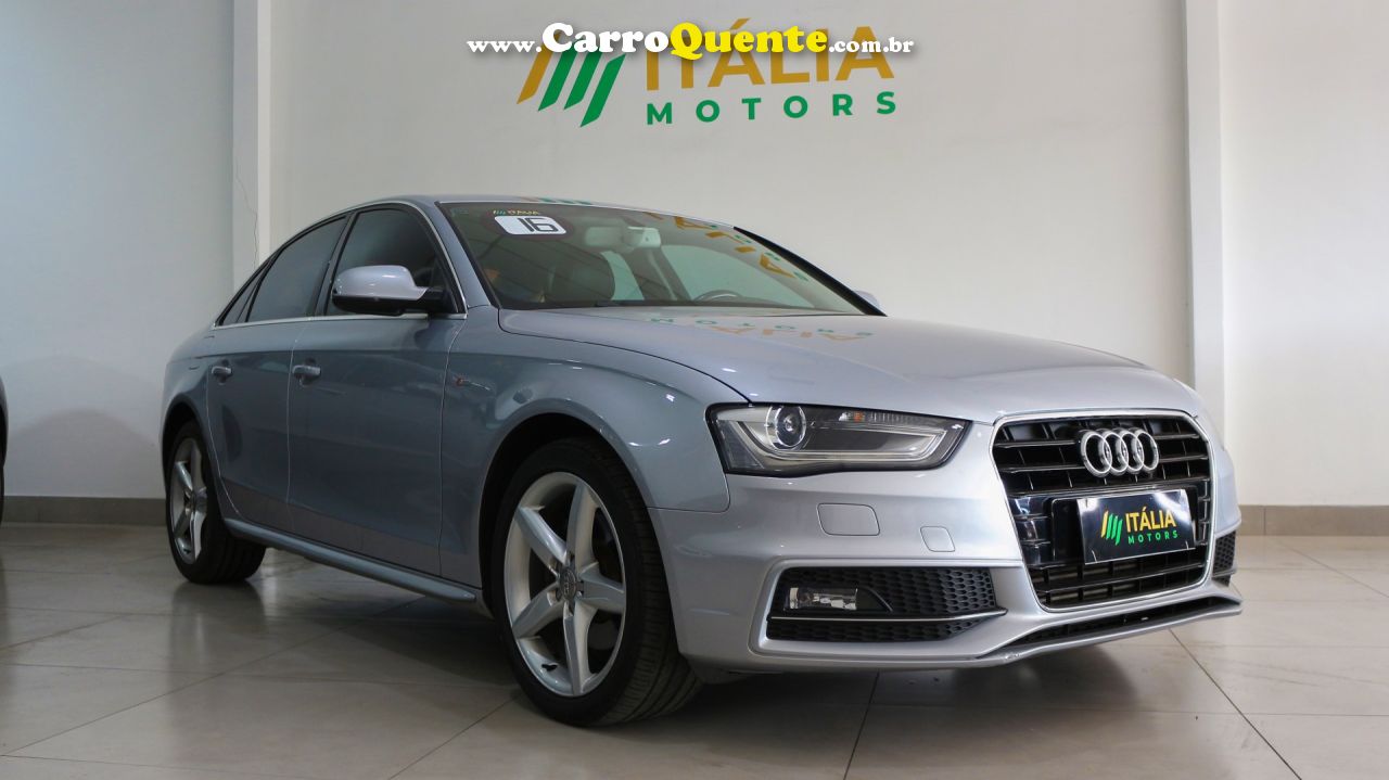 AUDI   A4 1.8 TIP. MULTITRONIC TURBO   PRATA 2016 1.8 GASOLINA - Loja
