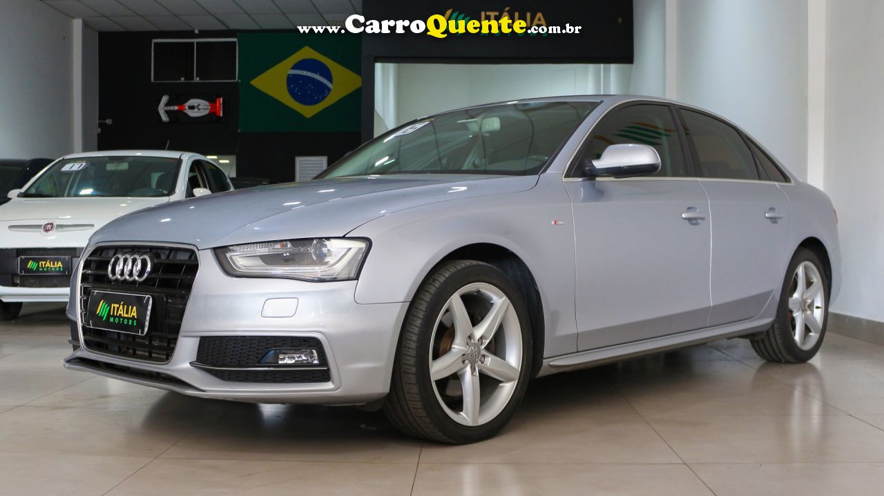 AUDI   A4 1.8 TIP. MULTITRONIC TURBO   PRATA 2016 1.8 GASOLINA - Loja