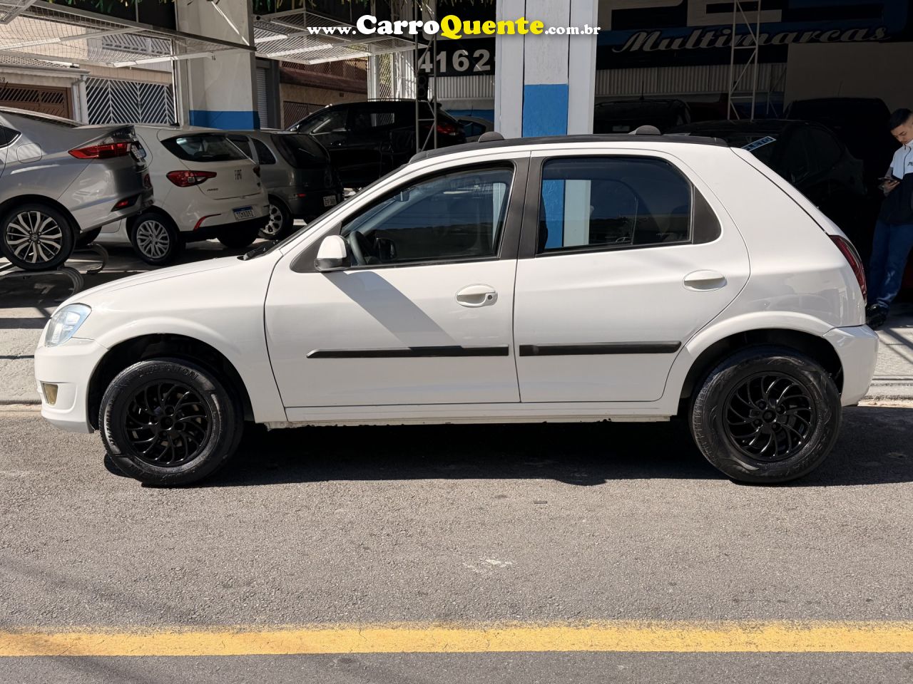 CHEVROLET   CELTA SPIRIT LT 1.0 MPFI 8V FLEXP. 5P   BRANCO 2015 1.0 FLEX - Loja
