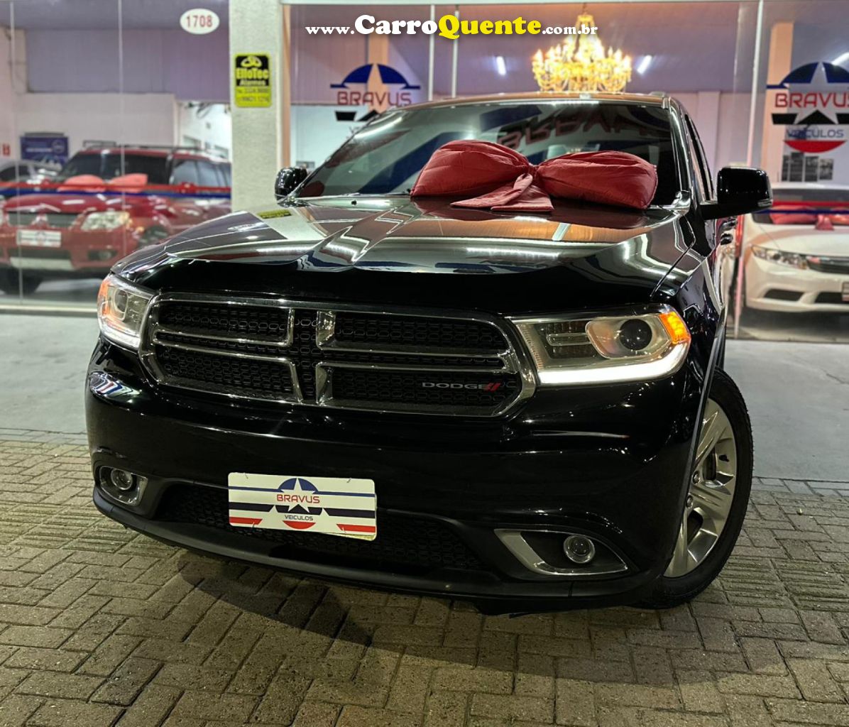 DODGE   DURANGO LIMITED 3.6 24V 4X4 AUT.   PRETO 2015 3.6 GASOLINA - Loja