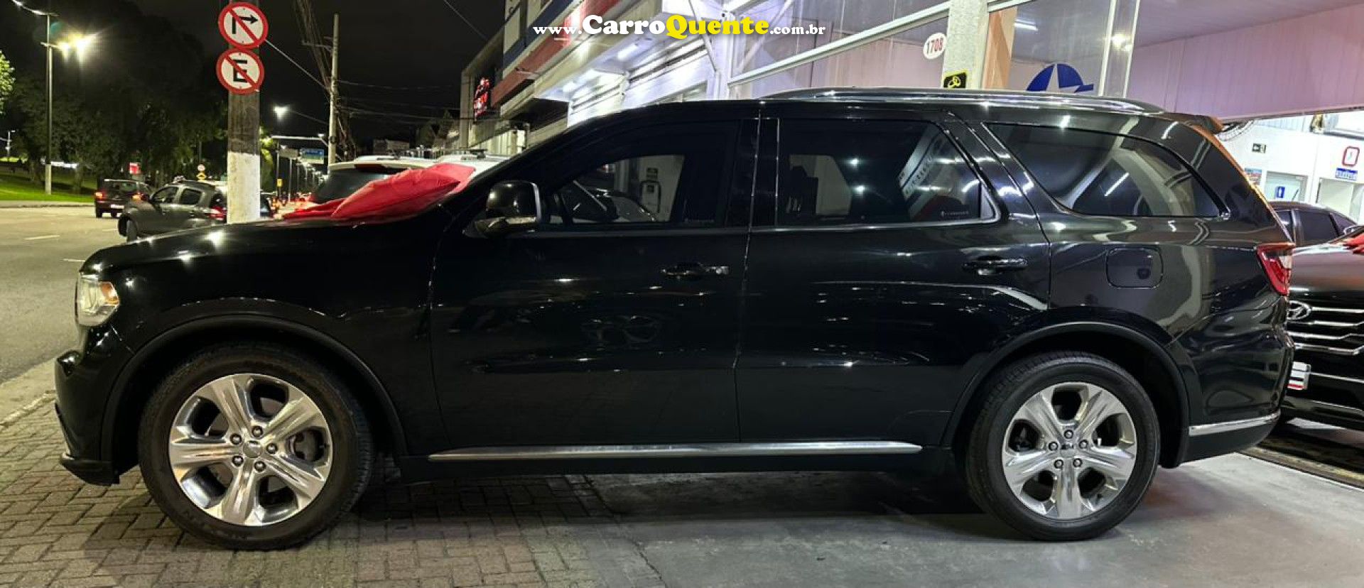 DODGE   DURANGO LIMITED 3.6 24V 4X4 AUT.   PRETO 2015 3.6 GASOLINA - Loja