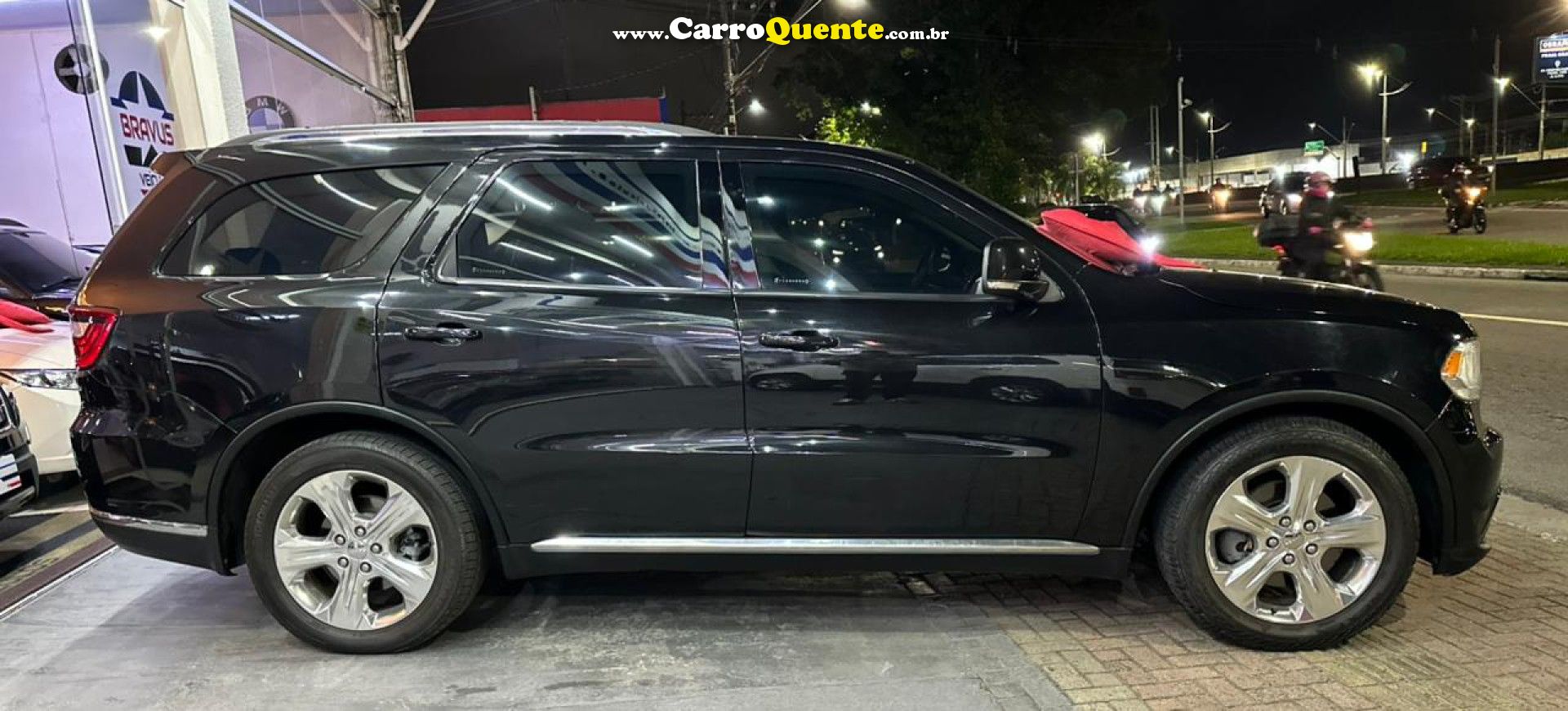 DODGE   DURANGO LIMITED 3.6 24V 4X4 AUT.   PRETO 2015 3.6 GASOLINA - Loja