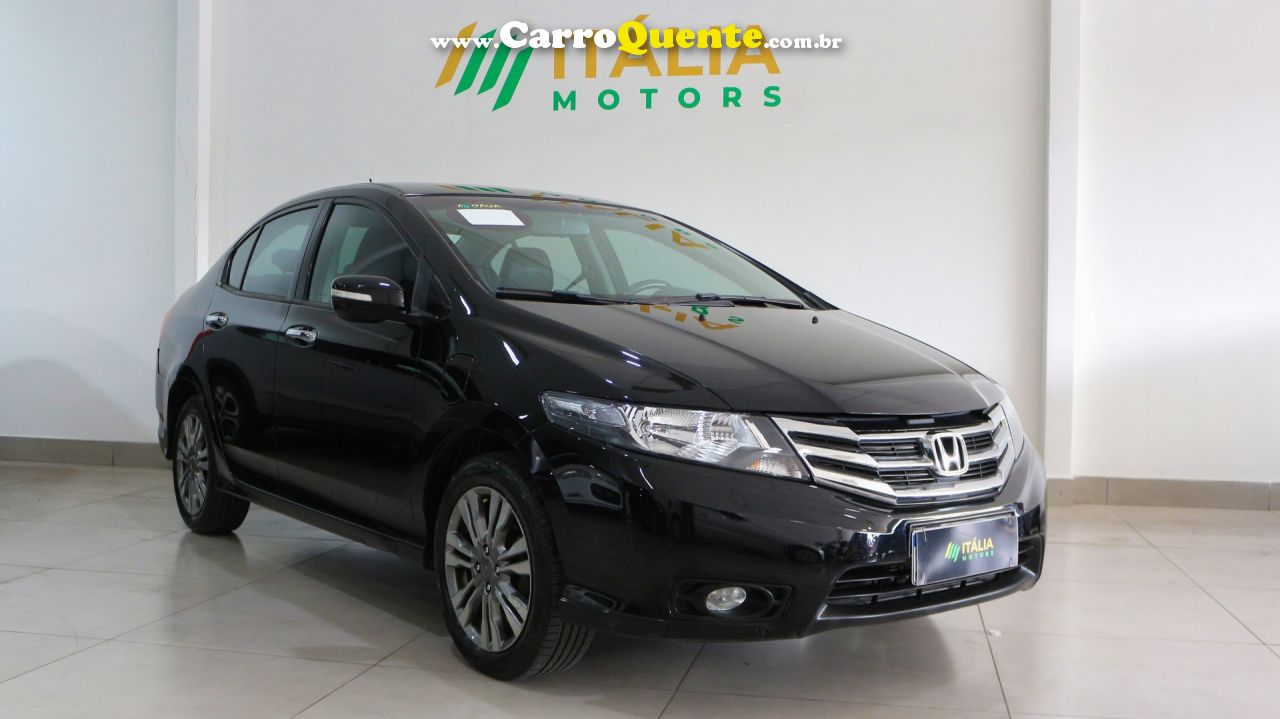 HONDA   CITY SEDAN EX 1.5 FLEX 16V 4P AUT.   PRETO 2014 1.5 FLEX - Loja