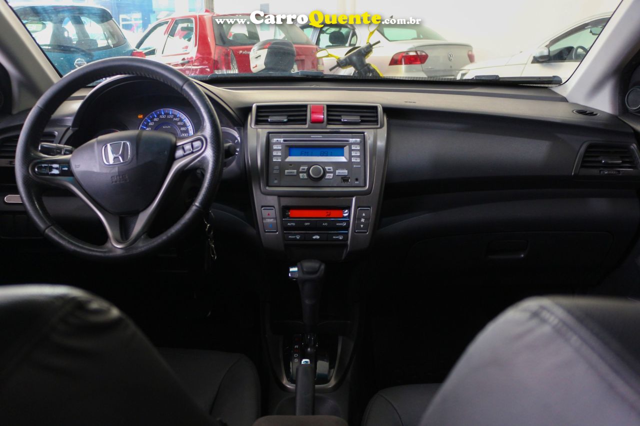 HONDA   CITY SEDAN EX 1.5 FLEX 16V 4P AUT.   PRETO 2014 1.5 FLEX - Loja