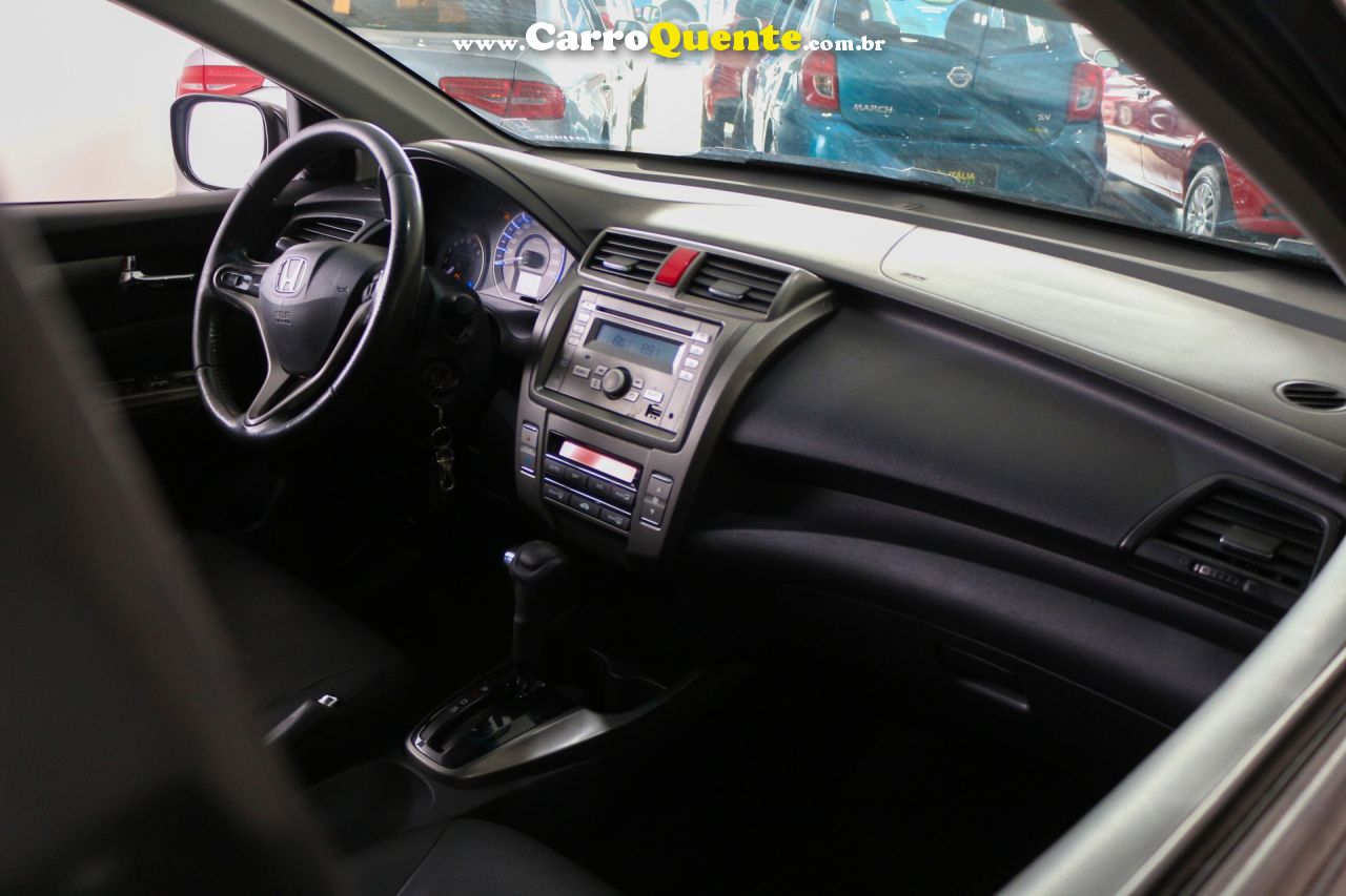 HONDA   CITY SEDAN EX 1.5 FLEX 16V 4P AUT.   PRETO 2014 1.5 FLEX - Loja
