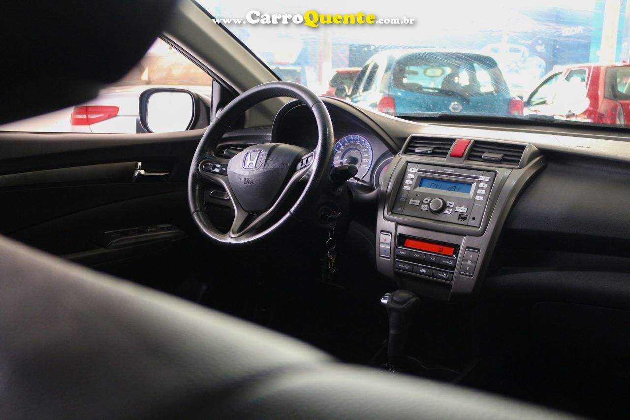 HONDA   CITY SEDAN EX 1.5 FLEX 16V 4P AUT.   PRETO 2014 1.5 FLEX - Loja
