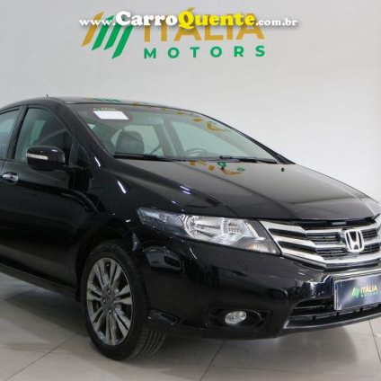 HONDA   CITY SEDAN EX 1.5 FLEX 16V 4P AUT.   PRETO 2014 1.5 FLEX