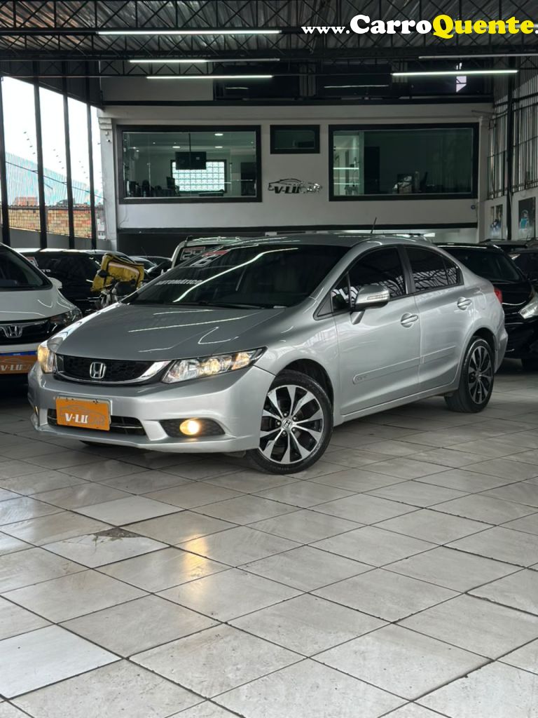 HONDA   CIVIC SEDAN LXR 2.0 FLEXONE 16V AUT. 4P   PRATA 2016 2.0 FLEX - Loja