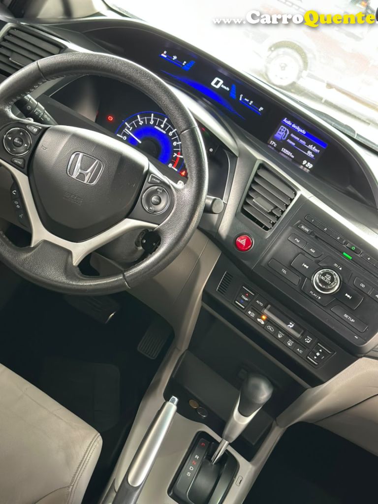 HONDA   CIVIC SEDAN LXR 2.0 FLEXONE 16V AUT. 4P   PRATA 2016 2.0 FLEX - Loja