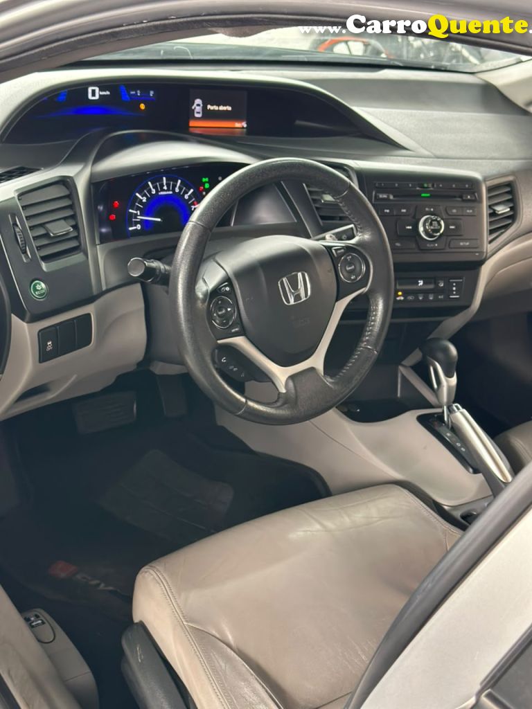 HONDA   CIVIC SEDAN LXR 2.0 FLEXONE 16V AUT. 4P   PRATA 2016 2.0 FLEX - Loja